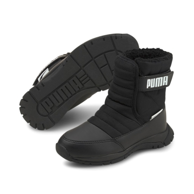 Puma Winterstiefel Nieve (wasserabweisend/gefüttert) schwarz Kinder